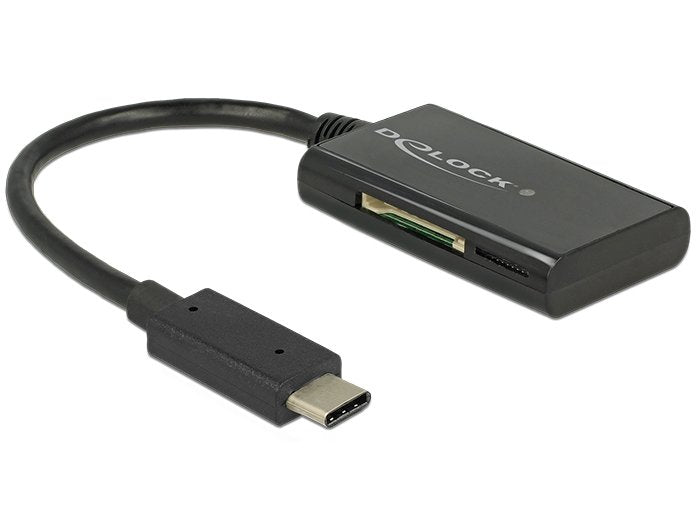 EAN 4043619917402 - DeLOCK 91740 lector de tarjeta USB 3.2 Gen 1 (3.1 Gen 1) Type-C Negro imagen 1
