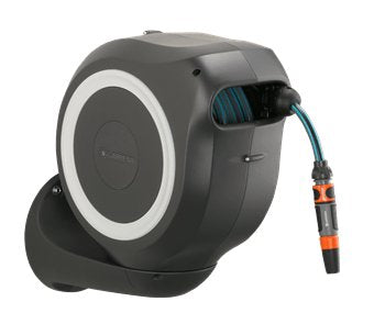 EAN 4078500051989 - Gardena RollUp M Carrete de pared Automático Negro, Azul, Gris imagen 1