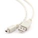 EAN 8716309025850 - Gembird CC-USB2-AM5P-6 cable USB USB 2.0 1,8 m USB A Mini-USB B Blanco imagen 2