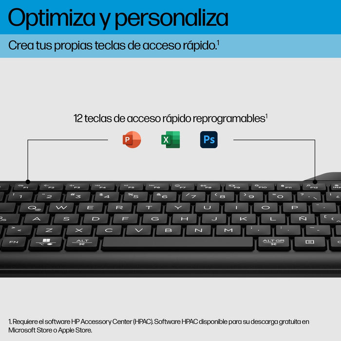 EAN 0197192767696 - HP 475 Dual-Mode Wireless Keyboard teclado Universal RF Wireless + Bluetooth QWERTY Inglés Negro imagen 11