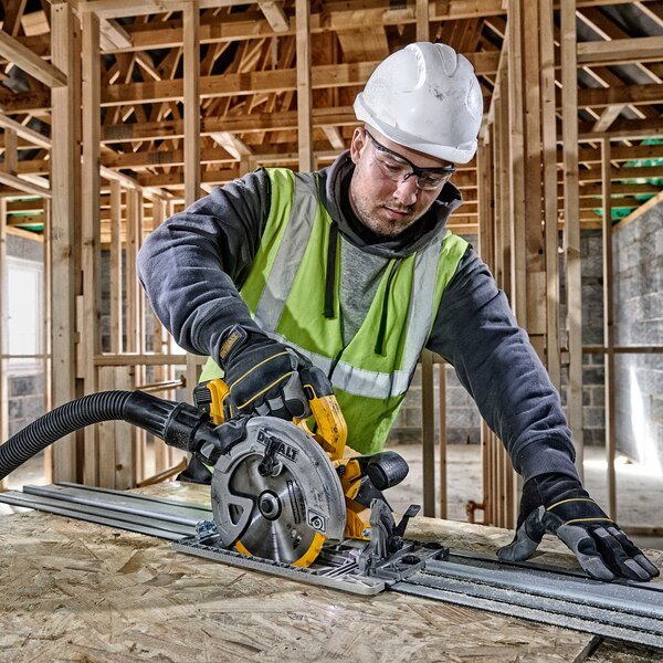 EAN 5035048729175 - DeWALT DCS572NT sierra circular portátil 18,4 cm Amarillo 5500 RPM imagen 4