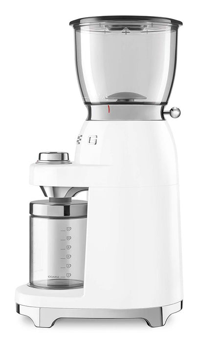 EAN 8017709318017 - Smeg CGF11WHEU molinillo de café 150 W Transparente, Blanco imagen 2