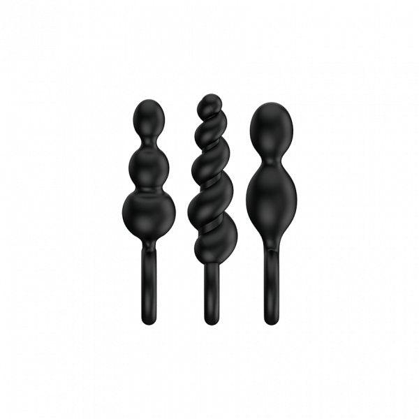EAN 4061504000756 - Satisfyer Booty Call Bolas anales Negro Silicio 3 pieza(s) imagen 3