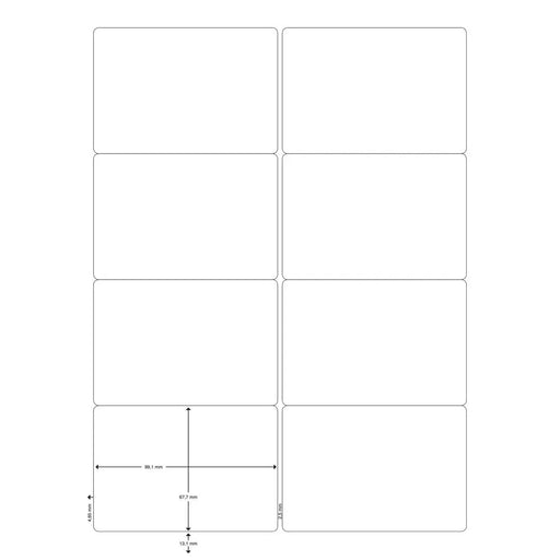 EAN 5705831015883 - Q-CONNECT KF01588 etiqueta de impresora Blanco imagen 2