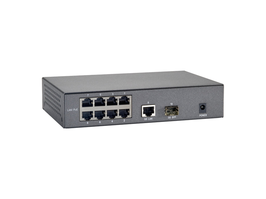 EAN 4015867187982 - LevelOne FGP-1000 switch Gigabit Ethernet (10/100/1000) Energía sobre Ethernet (PoE) Negro, Gris imagen 2