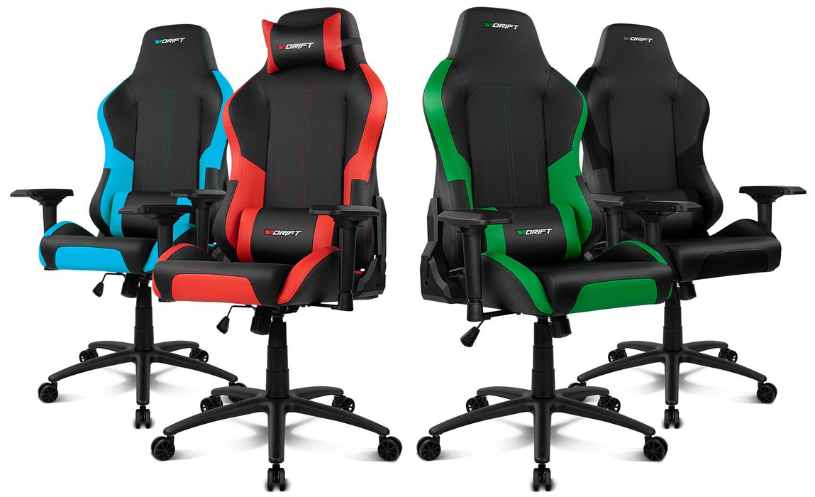 EAN 8436587970948 - DRIFT DR250 Silla para videojuegos de PC Asiento acolchado tapizado Negro, Verde imagen 14