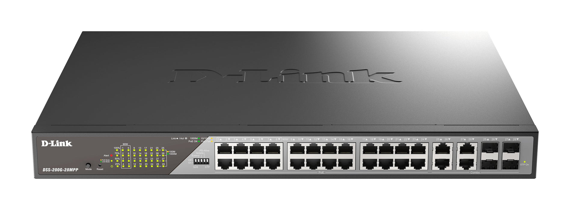 EAN 0790069471810 - D-Link DSS-200G-28MPP switch Gestionado L2 Gigabit Ethernet (10/100/1000) Energía sobre Ethernet (PoE) 1U imagen 1