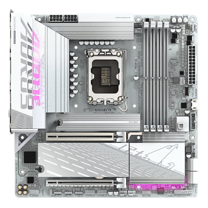 EAN 4719331867164 - GIGABYTE B860M AORUS ELITE WF6E ICE Intel B860 LGA 1851 (Socket V1) micro ATX imagen 2