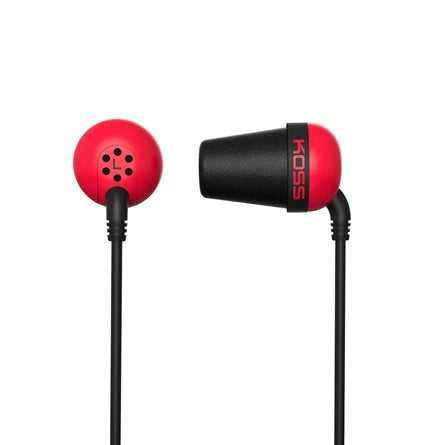 EAN 0021299185315 - Koss PLUG R auricular y casco Auriculares Alámbrico Dentro de oído Música Rojo imagen 1