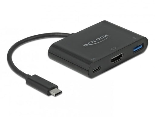 EAN 4043619640911 - DeLOCK 64091 base para portátil y replicador de puertos USB 3.2 Gen 1 (3.1 Gen 1) Type-C Negro imagen 1