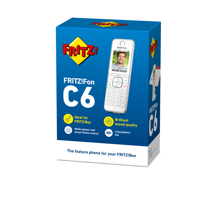 EAN 4023125028755 - Fon FRITZ! C6 International Teléfono DECT Identificador de llamadas Blanco imagen 4