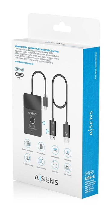 EAN 8435739903292 - AISENS ASWL-H2KDC30M05-BK base para portátil y replicador de puertos Inalámbrico y alámbrico USB 3.2 Gen  imagen 7