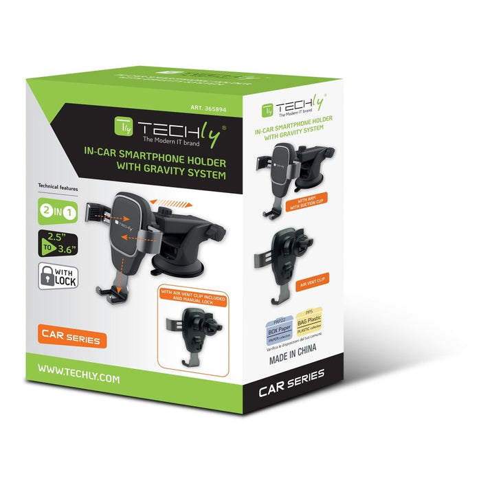 EAN 8059018365894 - Techly I-SMART-GRAV soporte Soporte pasivo Teléfono móvil/smartphone Negro imagen 9