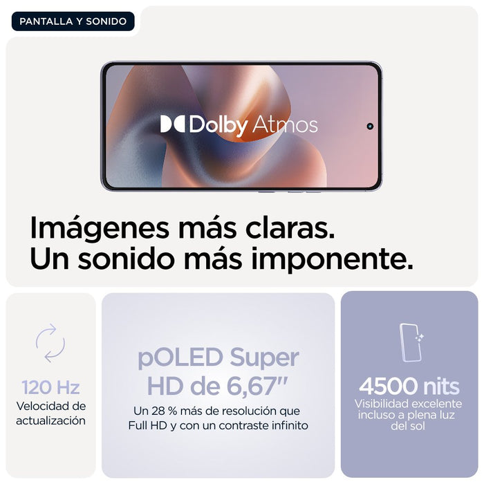EAN 8033779080500 - Motorola moto g86 5G 16,9 cm (6.67") SIM doble Android 15 USB Tipo C 8 GB 256 GB 5200 mAh Lila imagen 7