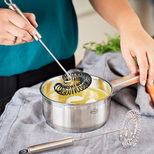 EAN 4004293955456 - RÖSLE RS95545 Batidor de salsa Silicona, Acero inoxidable Negro, Acero inoxidable imagen 2