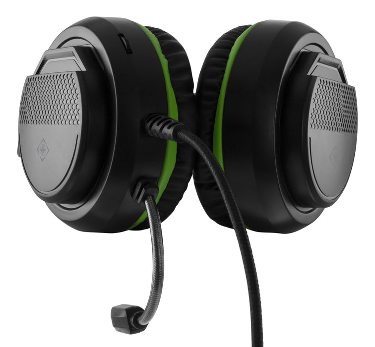 EAN 7333048051417 - Deltaco Gaming GAM-128 auricular y casco Auriculares Alámbrico Diadema Juego Negro, Verde imagen 4