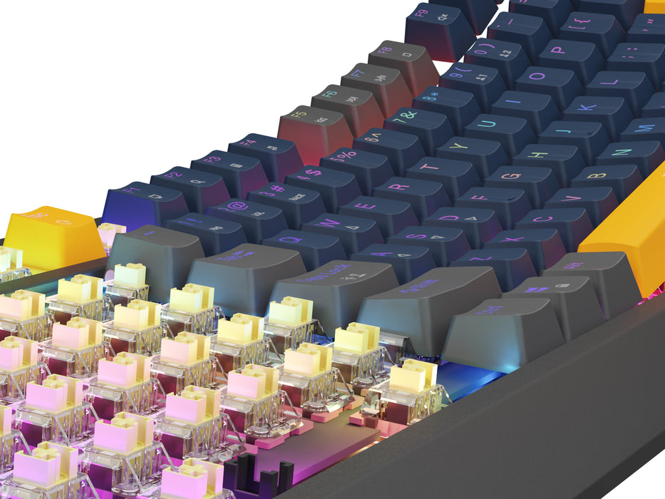 EAN 5901969444445 - GENESIS THOR 230 TKL teclado Juego USB + RF Wireless + Bluetooth QWERTY Negro, Azul, Gris, Naranja imagen 14