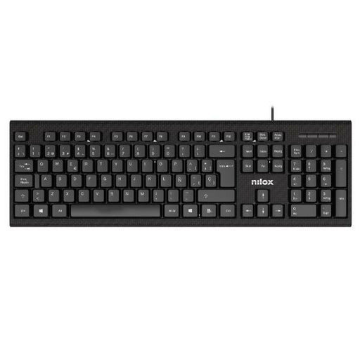 EAN 8431775035089 - Nilox NXKBE000011 teclado Oficina QWERTY Negro imagen 1