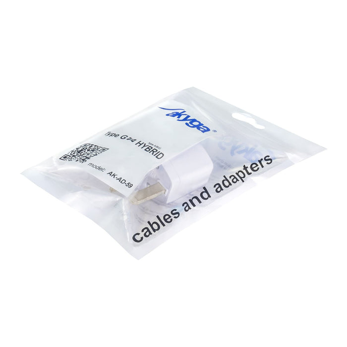 EAN 5901720135513 - Akyga AK-AD-59 cambiador de género para cable BS A/B/C/D/E/F/G Blanco imagen 3