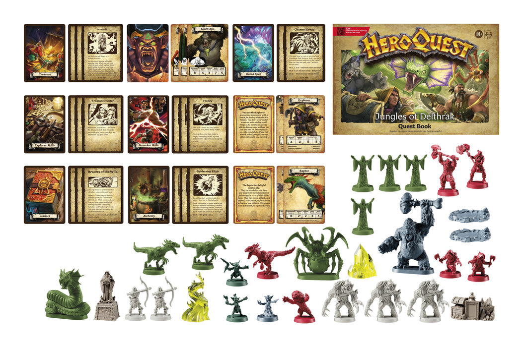 EAN 5010996227775 - Hasbro Gaming Avalon Hill HeroQuest Jungles of Delthrak Quest Pack Expansión de juego de mesa Viaje/avent imagen 2