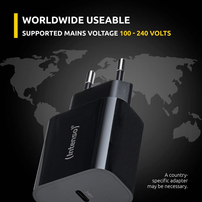EAN 4034303035885 - Intenso 7802010 adaptador e inversor de corriente Interior 20 W Negro imagen 5