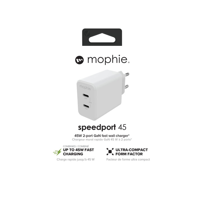 EAN 840056158214 - mophie 409909299 cargador de dispositivo móvil Portátil, Smartphone, Tableta Blanco Corriente alterna Carg imagen 3