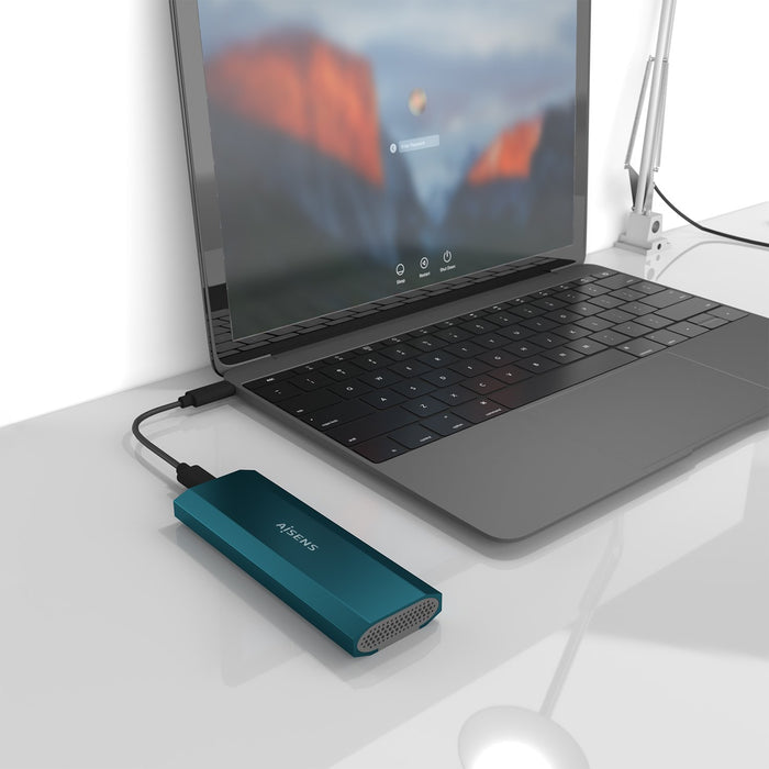 EAN 8436574707540 - AISENS ASM2-019BLU caja para disco duro externo Caja externa para unidad de estado sólido (SSD) imagen 6