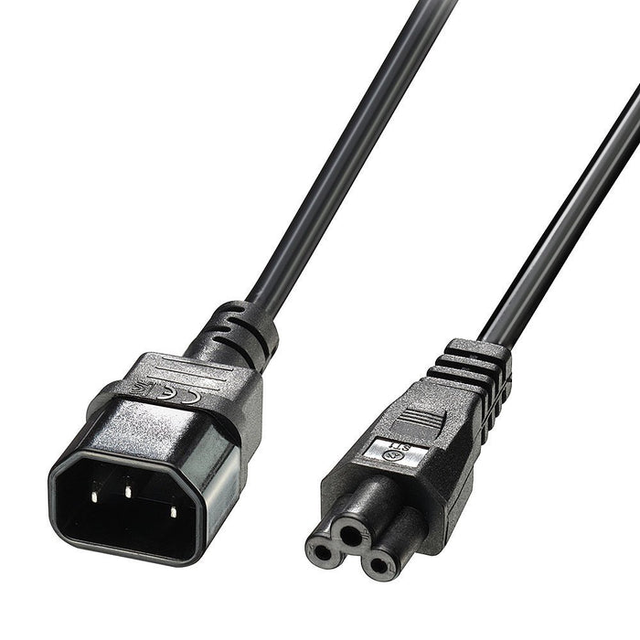 EAN 4002888303408 - Lindy 30340 cable de transmisión Negro 1 m C14 acoplador C5 acoplador imagen 1