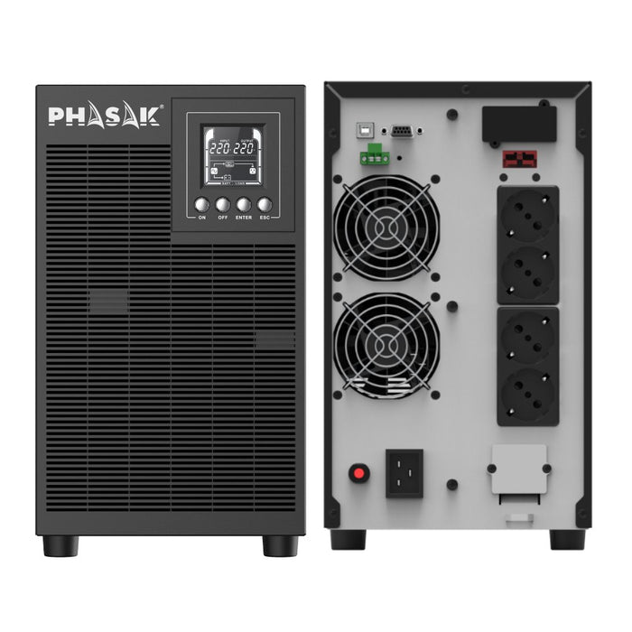 EAN 5605922026920 - Phasak PH 9230 sistema de alimentación ininterrumpida (UPS) Doble conversión (en línea) 3 kVA 2700 W 4 sa imagen 2