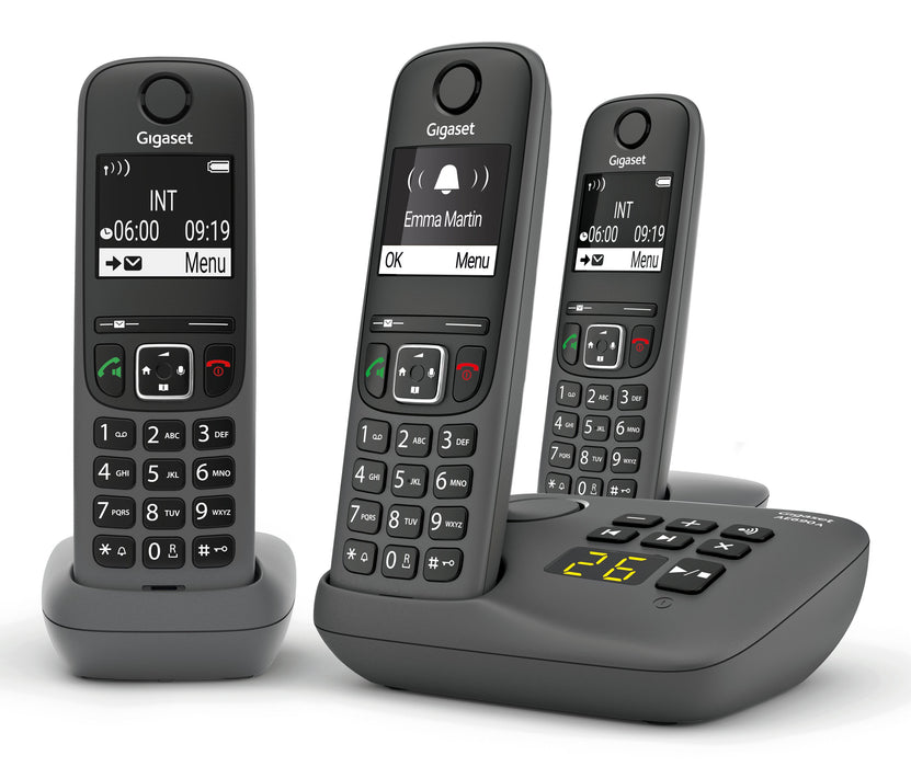 EAN 4250366863078 - Gigaset AE690A Teléfono DECT/analógico Identificador de llamadas Antracita imagen 2