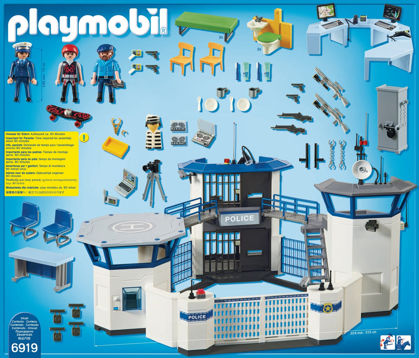 EAN 4008789069191 - Playmobil City Action Police Headquarters with Prison imagen 11