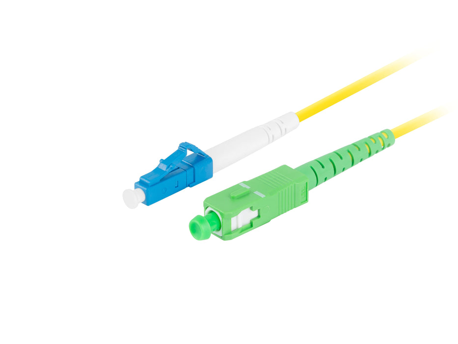 EAN 5901969433050 - Lanberg FO-LUSA-SS11-0050-YE Cable de fibra óptica e InfiniBand 5 m LC SC Amarillo imagen 2
