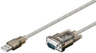 EAN 4040849732249 - Goobay 95435 cable de serie Transparente 1,5 m USB tipo A RS-232 imagen 2