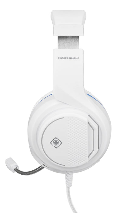 EAN 7333048052643 - Deltaco Gaming GAM-127-W auricular y casco Auriculares Alámbrico Diadema Juego Azul, Blanco imagen 6