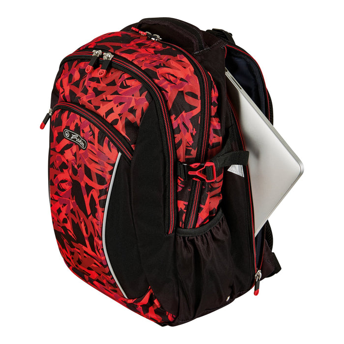EAN 4008110344843 - Herlitz Ultimate Graffiti mochila Mochila deportiva Negro, Rojo Poliéster imagen 7