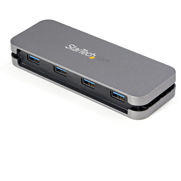 EAN 0065030883443 - StarTech.com HB30AM4AB hub de interfaz USB 3.2 Gen 1 (3.1 Gen 1) Type-A 5000 Mbit/s Negro, Gris imagen 2