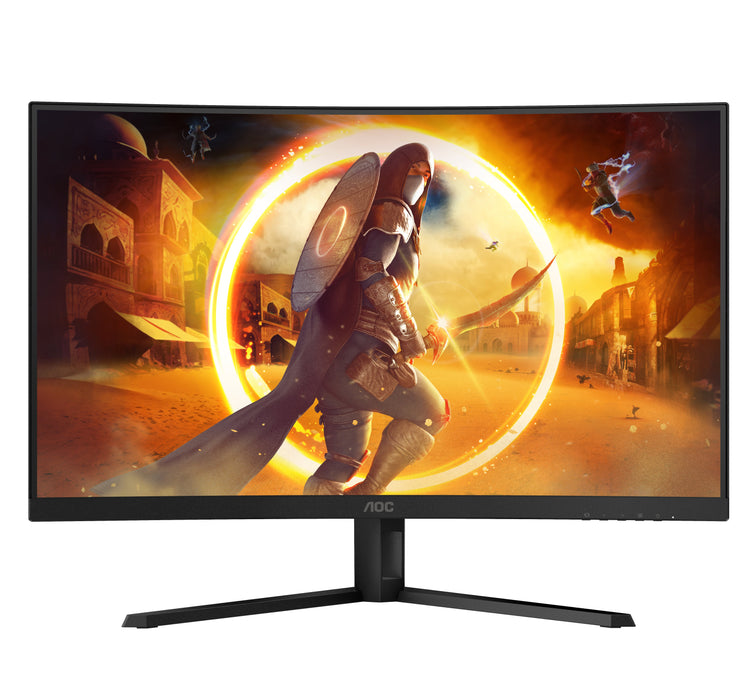 EAN 4038986182164 - AOC G4 CQ32G4VE pantalla para PC 81,3 cm (32") 2560 x 1440 Pixeles Quad HD LCD Negro, Gris imagen 2