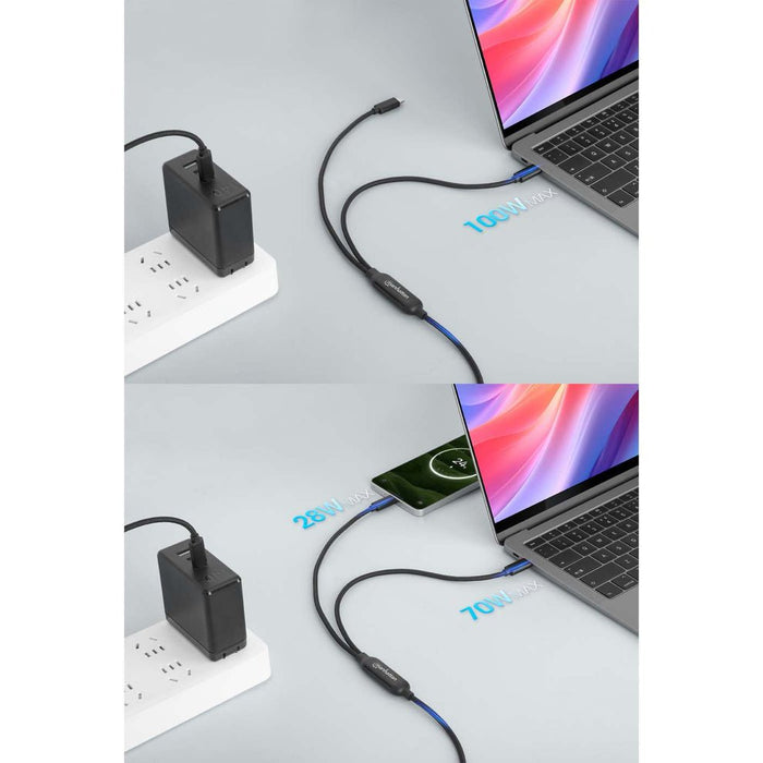 EAN 766623355810 - Manhattan 355810 cable USB 2 m USB C 2 x USB C Negro imagen 2