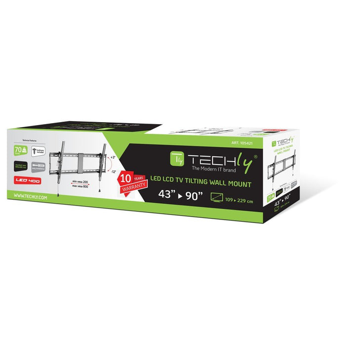 EAN 8051128105421 - Techly ICA-PLB 590 soporte para TV 2,29 m (90") Negro imagen 2