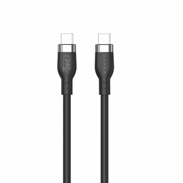 EAN 6941921149536 - HYPER HJ4002BKGL cable USB USB 2.0 2 m USB C Negro imagen 1