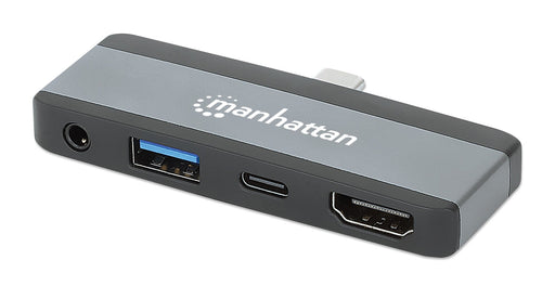 EAN 0766623190404 - Manhattan 190404 base para portátil y replicador de puertos Alámbrico USB 3.2 Gen 2 (3.1 Gen 2) Type-C Gr imagen 1