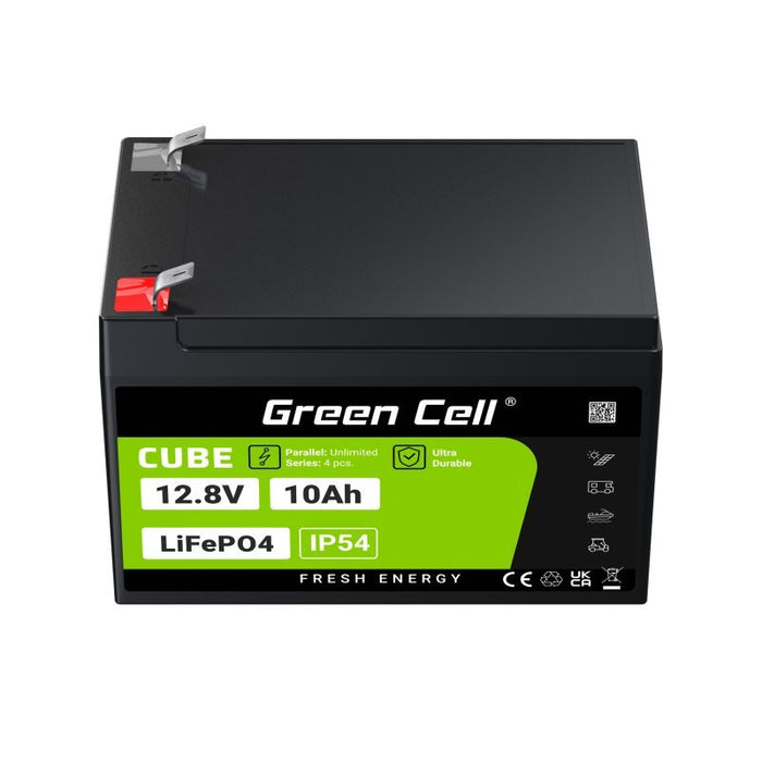 EAN 5904326374898 - Green Cell LFPGC12V10AH batería para sistema ups Fosfato de hierro-litio (LiFePo4) 12,8 V 10 Ah imagen 13
