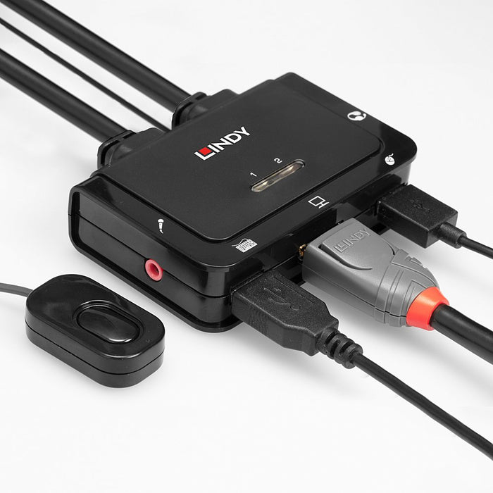 EAN 4002888423441 - Lindy 42344 interruptor KVM Montaje en rack Negro imagen 5