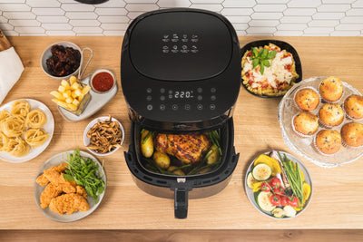 EAN 8590393343737 - Eta Fritta Digi Doble 7,2 L Independiente 1800 W Freidora de aire caliente Negro imagen 13