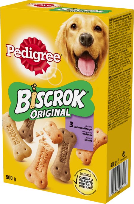 EAN 5010394988223 - Pedigree Biscrock Original 500 g Adulto Pollo imagen 1