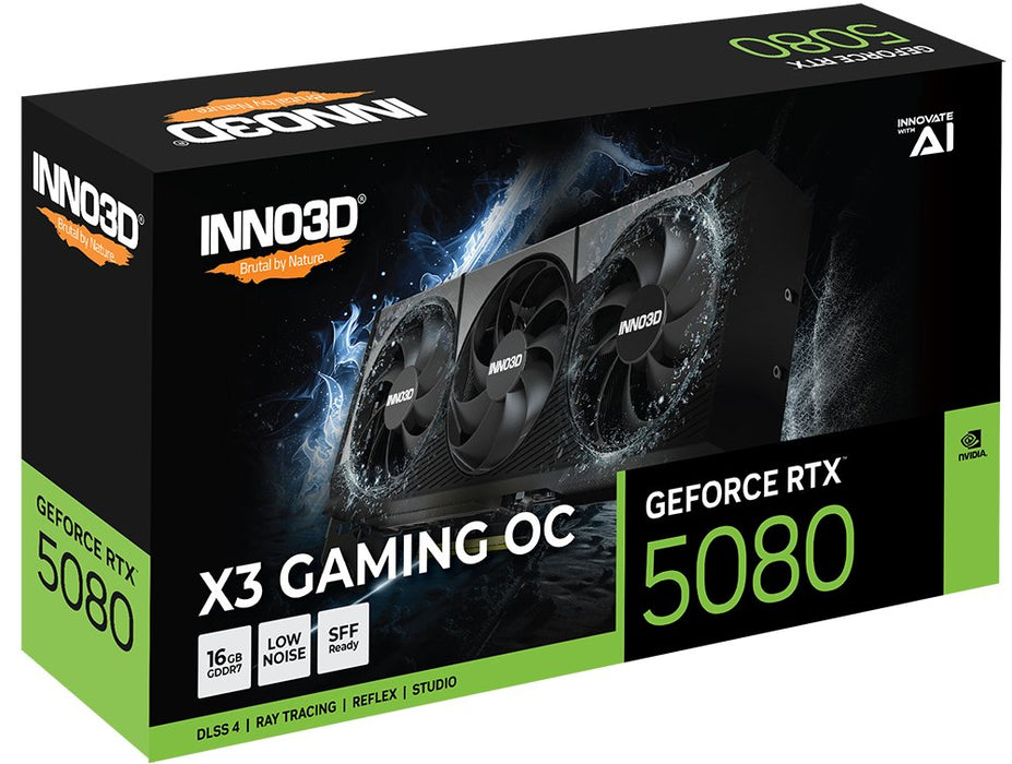 EAN 8886307700483 - INNO3D Gaming OC GeForce RTX 5080 X3 NVIDIA 16 GB GDDR7 imagen 2