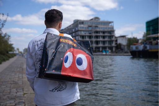 EAN 3328170293679 - Konix KX PACMAN SHOPPING BAG MAZE Negro Bolso grande imagen 2