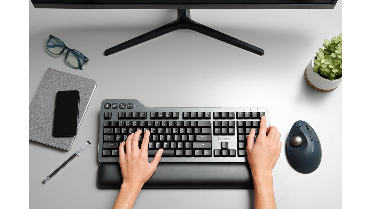 EAN 0085896721963 - Kensington Pro Fit Ergo TB550 ratón Oficina mano derecha RF Wireless + Bluetooth Trackball 1600 DPI imagen 9