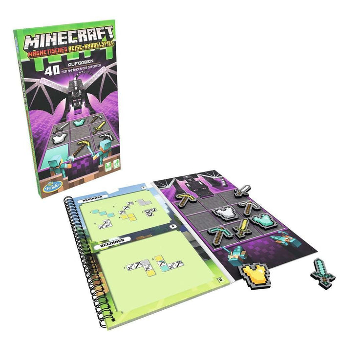 EAN 4005556764020 - ThinkFun Minecraft – Das magnetische Reisespiel ThinkFun Minecraft Juego De Cartas Dedicated (proprietary imagen 1