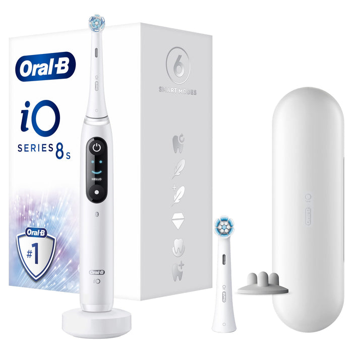 EAN 4210201408918 - Oral-B iO 8S Adulto Cepillo dental vibratorio Blanco imagen 3